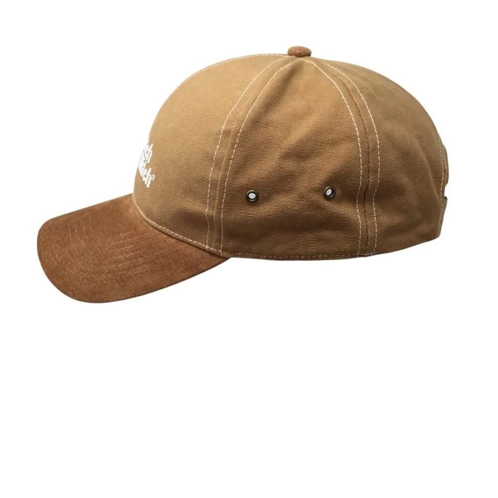 Ditch Witch Men's Hat Baseball Cap Underground Cable Duck Canvas Leather Brim